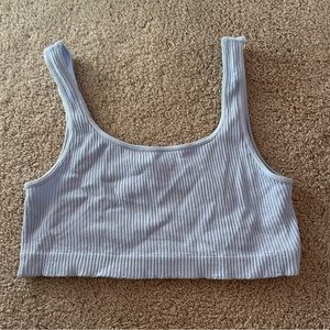 Light Blue Cropped Tank